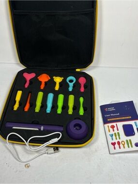 Special Supplies Buzz Buddy Vibrating Oral Motor Tool + 12 Silicone Tips